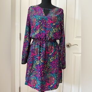 Britt Ryan Silk Printed Dress Size Small EUC